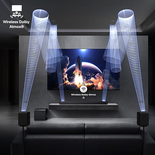 Image of Samsung 756 W True 11.1.4 ch Full Surround Soundbar with Wireless Dolby Atmos | Center-Up-Side-Front Wide-firing Speakers | Alexa | Wi-Fi | HDMI eARC | Optical In | Bluetooth (HW-Q990H /XL,Titan Black)