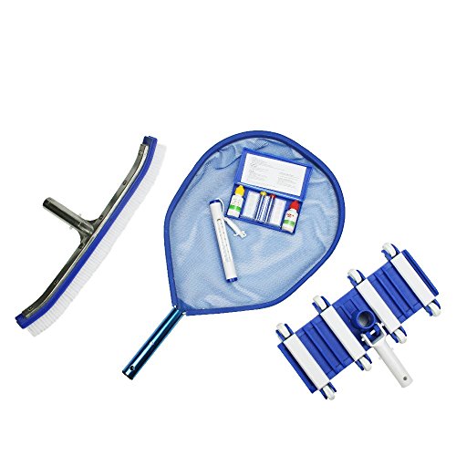 5-Piece Swimming Pool Vacuum Cleaning and Testing Kit