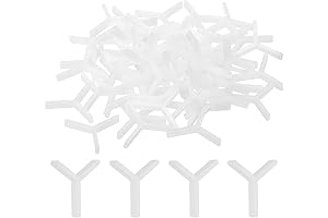 uxcell 200Pcs Plastic Tile Spacers for Ceramic Tiles Installation