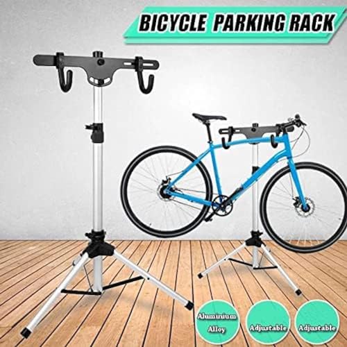 Soporte de reparación de bicicletas, soporte ligero de aleación de aluminio ajustable para mantenimiento de bicicletas de montaña y carretera