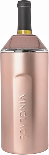 Miniatura 22 de Vinglacé Recipiente aislante para vino de acero inoxidable Negro -,Coral,marino,Rosa,Sea Glass,Blanco,Azul fresco,Cobre,Evergreen,Grafito,Oro