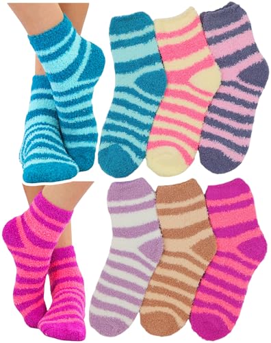 Image of ToBeInStyle Women's Pack of 6 Assorted Style Winter Socks