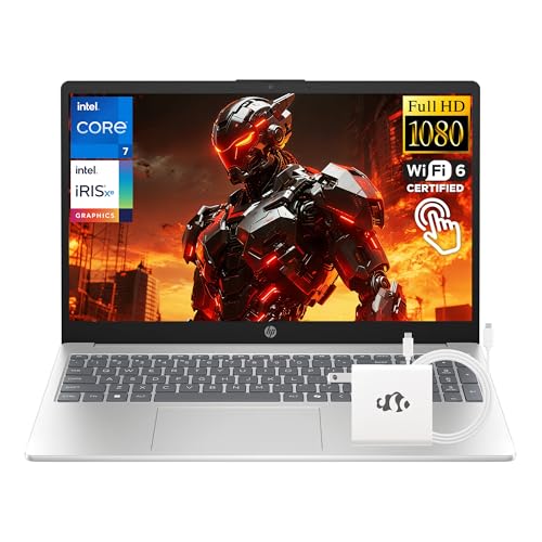 HP �^�b�`�X�N���[�� �m�[�g�p�\�R�� Intel 10-Core 7 150U (�ő�5.4GHz�ABeat i7-1355U)�A16GB DDR5 RAM 1TB SSD 15.6�C���` FHD Intel Iris Xe Graphics Win 1