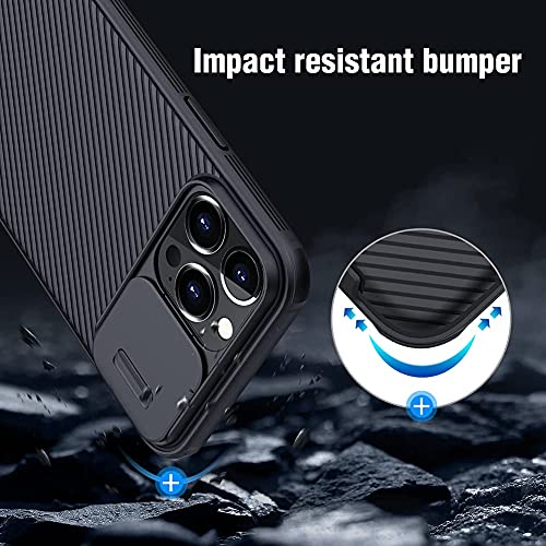 Nillkin Camshield Slim Case For Iphone 13 Pro Case, Built In Camera Cover For Iphone 13 Pro With Lens Protector Hard Pc And Tpu Protective Phone Case For Iphone 13 Pro 6.1'' Black #TOP4