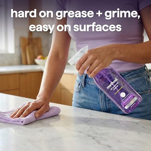 Image of method All-Purpose Cleaner Refill, French Lavender - Cuts Grease & Grime on Counters, Glass, Sealed Wood & Floors, for Kitchen & Bathroom, 68 fl oz, 6 pack