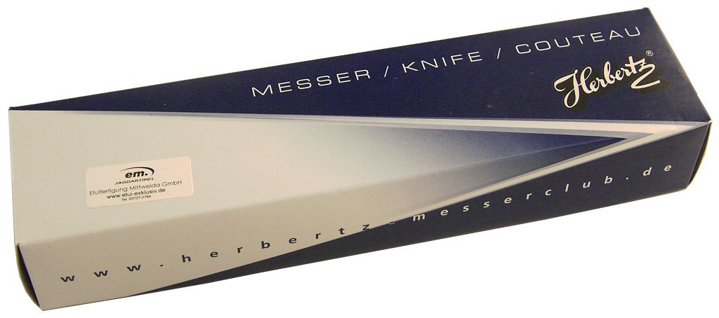 EM Herbertz Kindermesser, Leder-Griff, Klinge 8 cm, Lederscheide, 119008