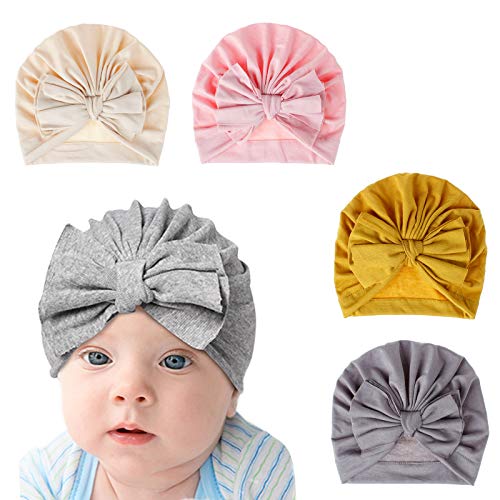 Bonnet D Hopital En Coton Pour Nouveau Ne Avec Nœud Doux Pour Chambre D Enfant Circulaire En Ligne