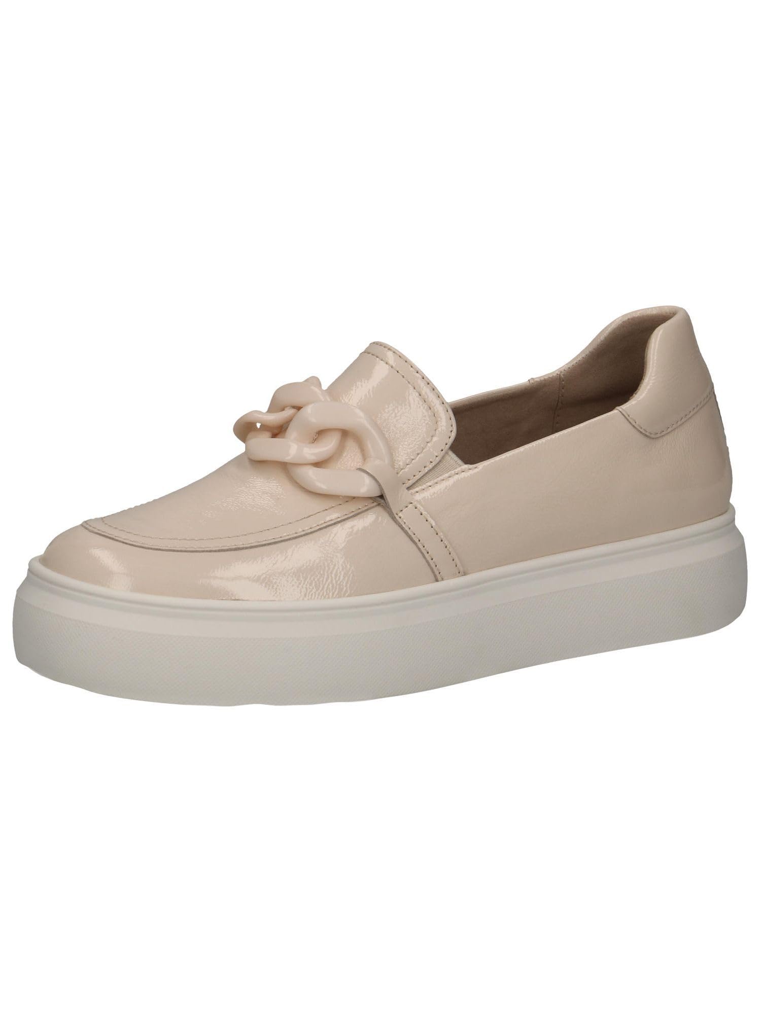CAPRICE Women's Trainers 9-9-24758-20 G Width, Ecru Naplak, 8 UK