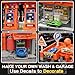 KIZONLY Toy Cars Playsets, 3-in-1 Activity Drivers Playset, Gasstation, Car Wash, Drive-Thru Car Restaurant Playset, 1:64 Scale Toy Cars and Car Garage Toys for Toddlers 1-3, Parking lot with Track