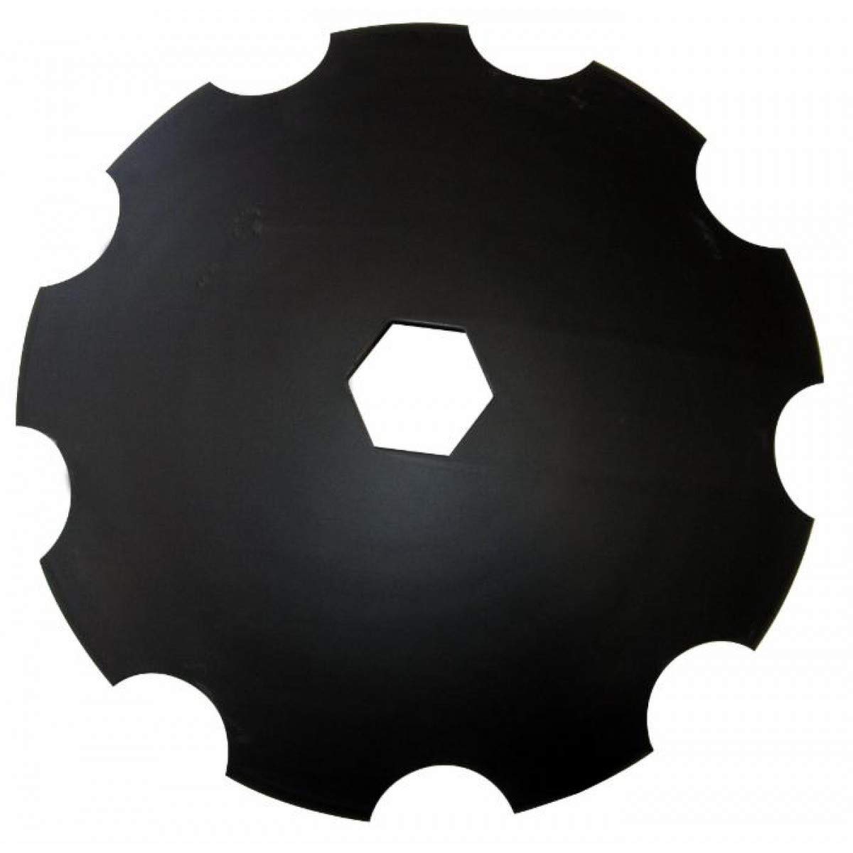 Ama Disco Frangizolle Dentato in Acciaio al Boro Ø 560 mm – Foro Esagonale 92 mm, Spessore 4,5 mm, Ideale per Lavori Agricoli, Made in Italy