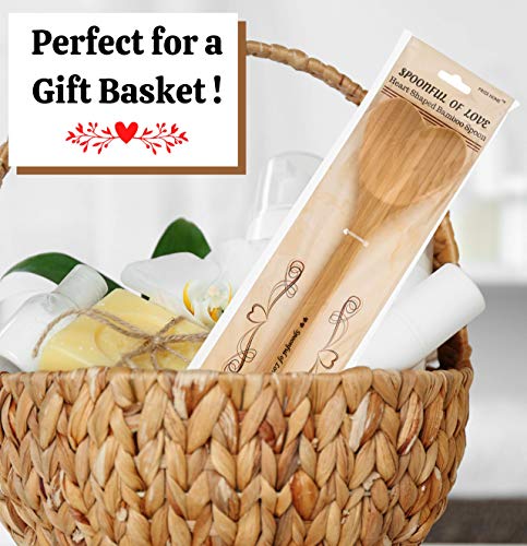 Heart-Shaped-Bamboo-Spoon-Engraved-SPOONFUL-OF-LOVE-Wooden-Serving-Mixing-Spoon-Vintage-Country-Kitchen-Wood-Utensil-Unique-Gift-Idea-by-PRIZE-HOME Heart Shaped Bamboo Spoon Engraved SPOONFUL OF LOVE Wooden Serving Mixing Spoon Vintage Country Kitchen Wood Utensil Unique Gift Idea by PRIZE HOME