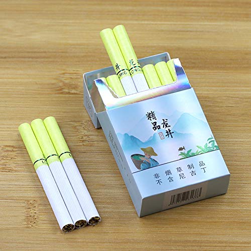 Buy HUWOYMX Green Tea Herbal Cigarettes Peony Tea Smoke, Chinese Herbal