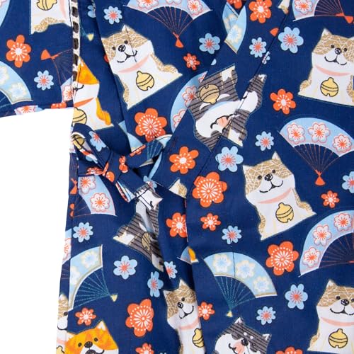 Image of Baby Japanese Kimono Robe Cotton Infant Comfy Loose Romper