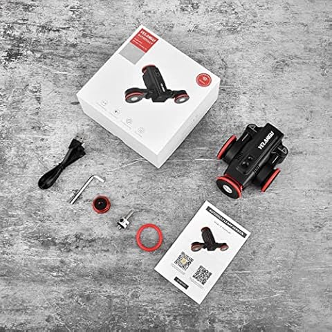 YELANGU L5i Professional Camera Motorized Slider Dolly with Remote APP Control and USB Interface Auto Dolly for Camera,Camcorder and Smartphone Cover