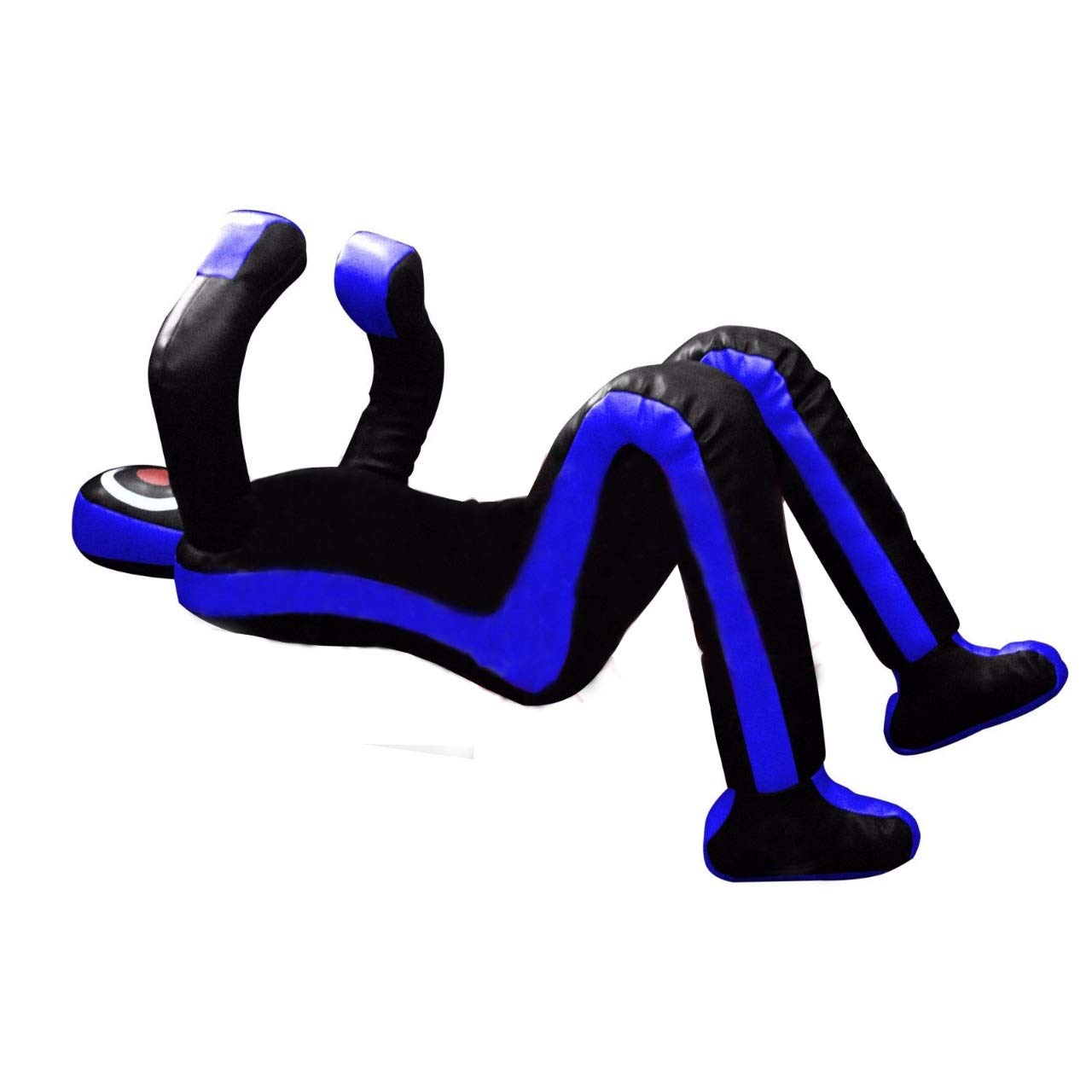 LEATHERAY MMA Jiu Jitsu Judo Punching Bag Grappling Dummy Black Canvas-70 inches-Unfilled