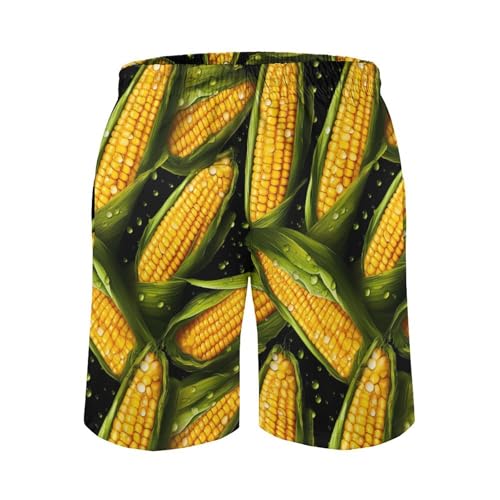 Corn Men's Swim Trunk Quick Dry Swimwear Beach Shorts Bathing Suits with Pocket4