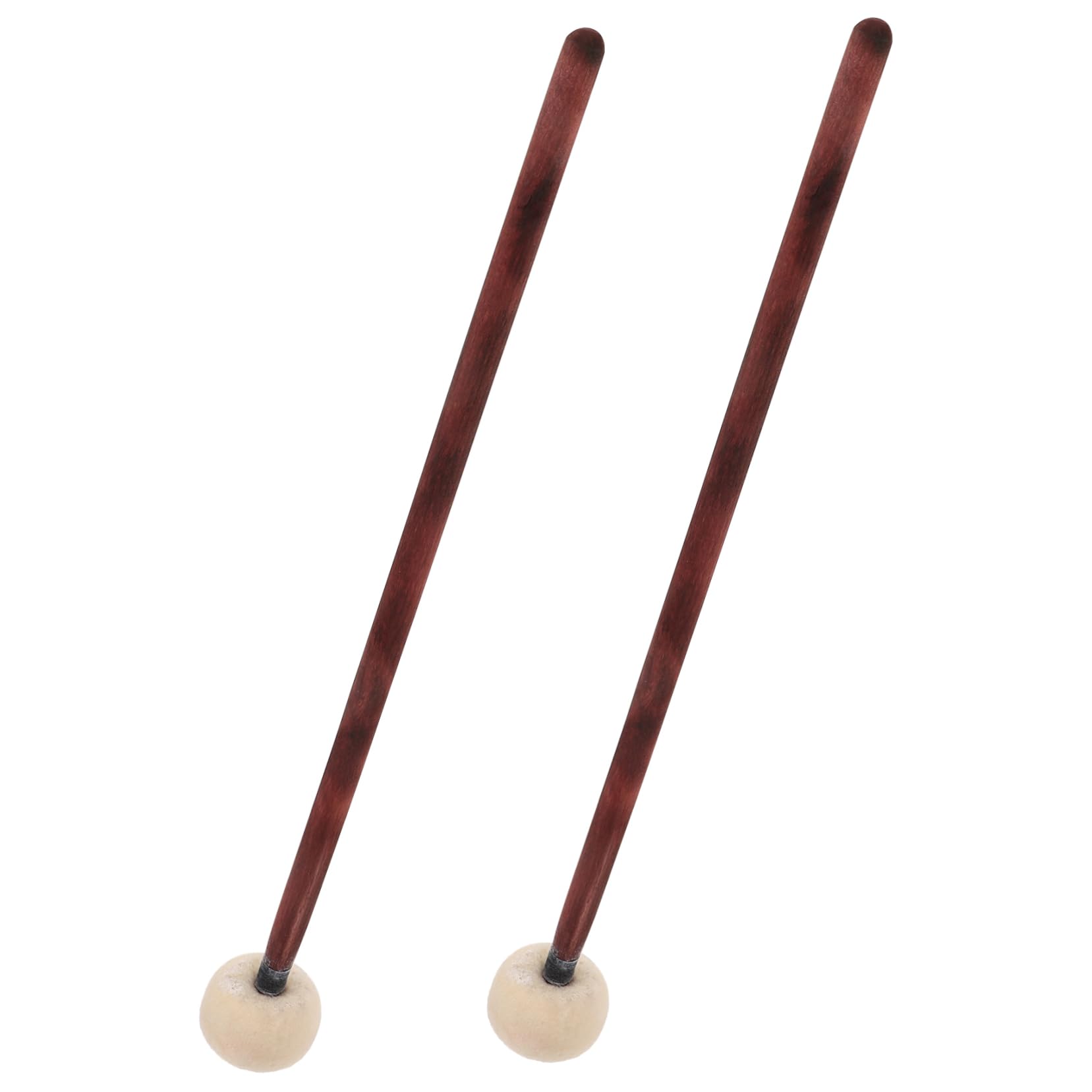 ibasenice 10stücke Holzgriff Drum Mallets Mit Filzkopf Für Percussion-übungen Und Professionelle Anwendungen Langlebig Und Komfortabel Für Schlagzeug Und Marschtrommel