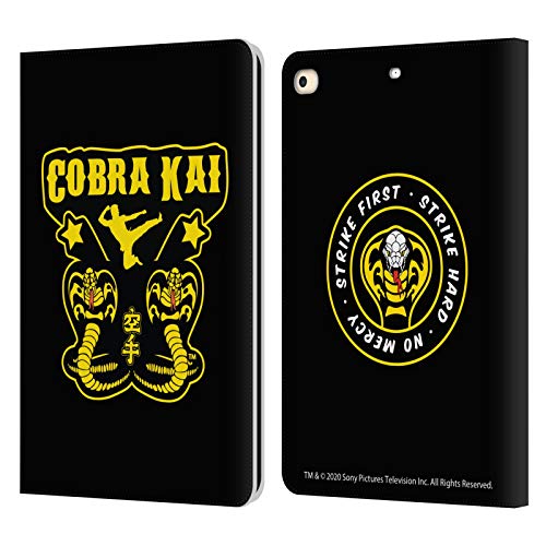 Étui portefeuille en cuir iPad 9.7 2017 Head Case Designs Cobra Kai