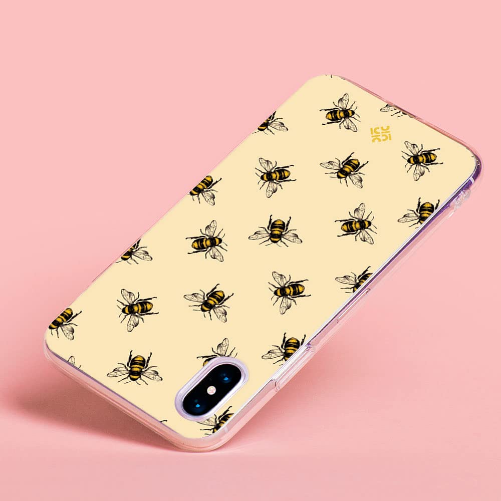 Movilshop Custodia per [ LG Velvet 5G ] Disegno esoterico [ Sfondo magico con rose e farfalle e polche] in silicone flessibile trasparente custodia case cover gel per smartphone
