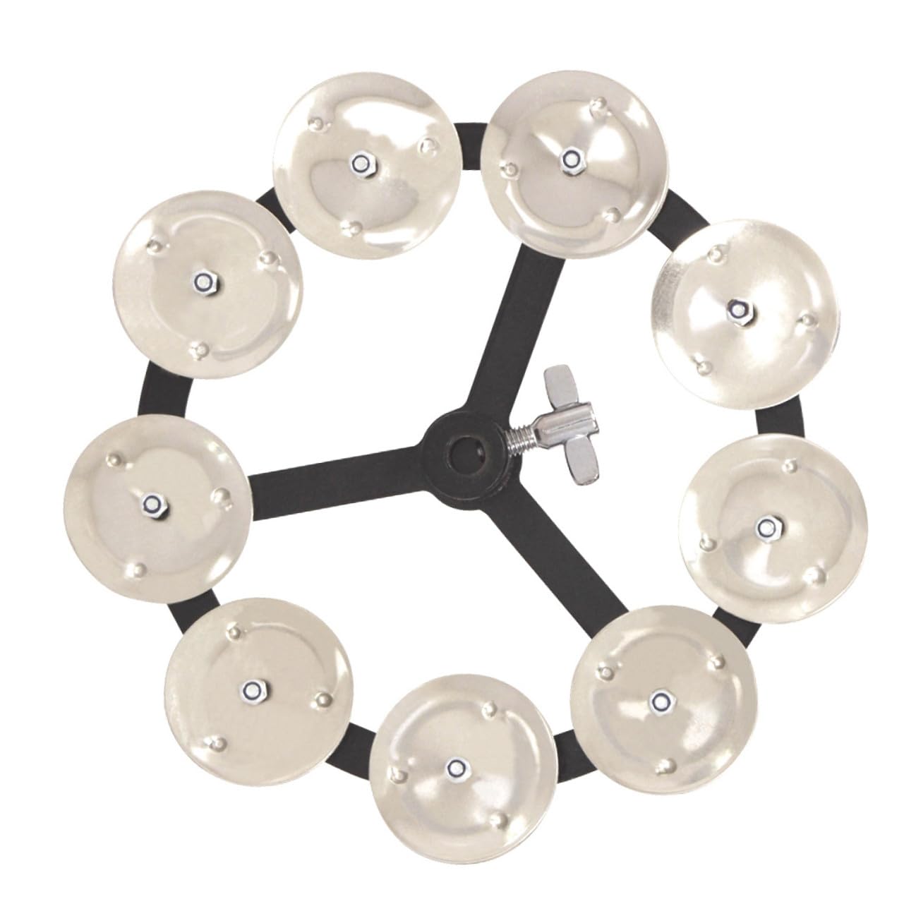 SUPVOX Cloche de Cymbale Accessoire Compact et Robuste pour Batterie en Cuivre Argenté Frappable et Piétinable pour Batteurs Débutants