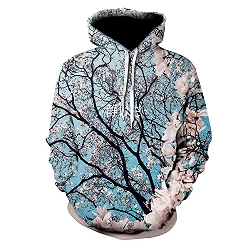 Sweat à capuche imprimé 3D parfait pour vos weekends décontractés
