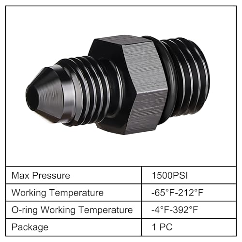 Image of EVIL ENERGY 3AN Flare to AN4 ORB Male O-Ring Fitting Adapter