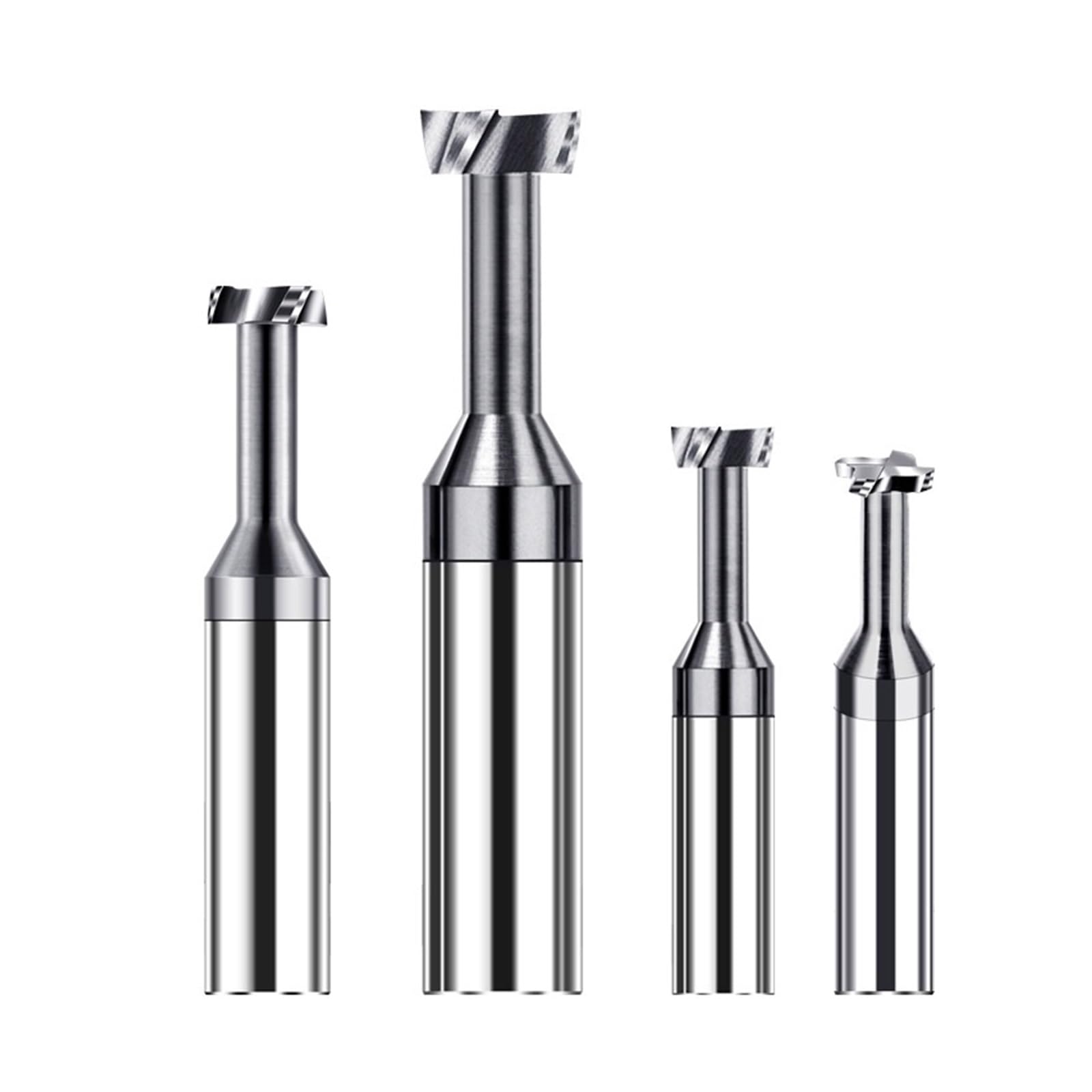 Frez do rowków węglikowych T – Frez palcowy ze stopu stali wolframowej do precyzyjnej obróbki metalu (8 mm i 10 mm) – 1 szt.(10x3.0xD10x60L)
