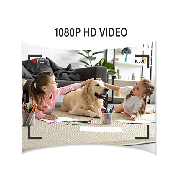 VERRNY Spy Camera Hidden Camera HD 1080P Nanny Cam 10000MAH Small Security Camera with Night Vision/Motion Detection/No WiFi Needed - Image 6