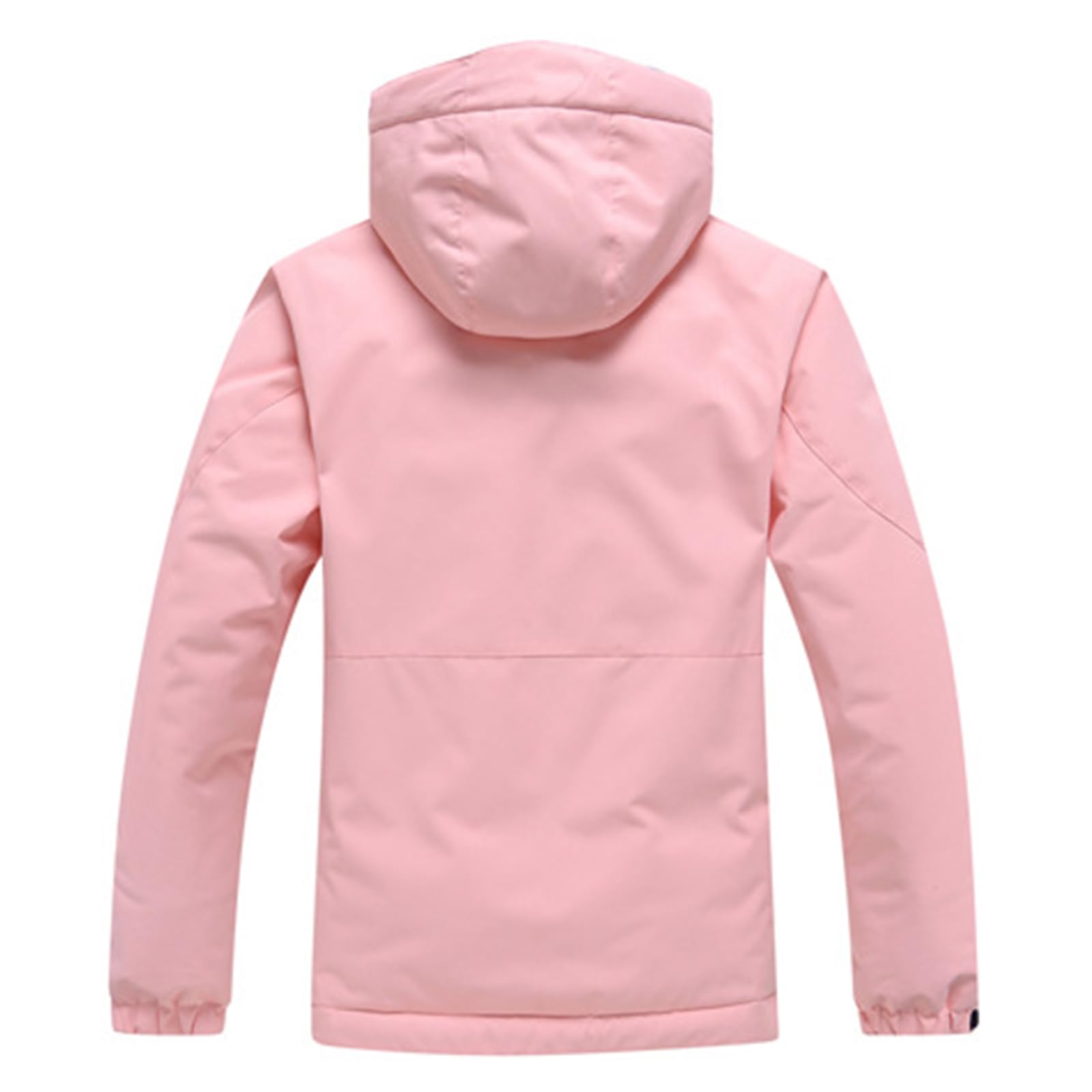 ALSOGO Damen Skijacke & Skihose Set Skianzug 2 teilig Schneeanzug 10.000mm Wasserdicht Warm Winterjacke mit Abnehmbare Kapuzen zum Skifahren Snowboarden Schneejacke Schneehose TY133PK Schwarz L
