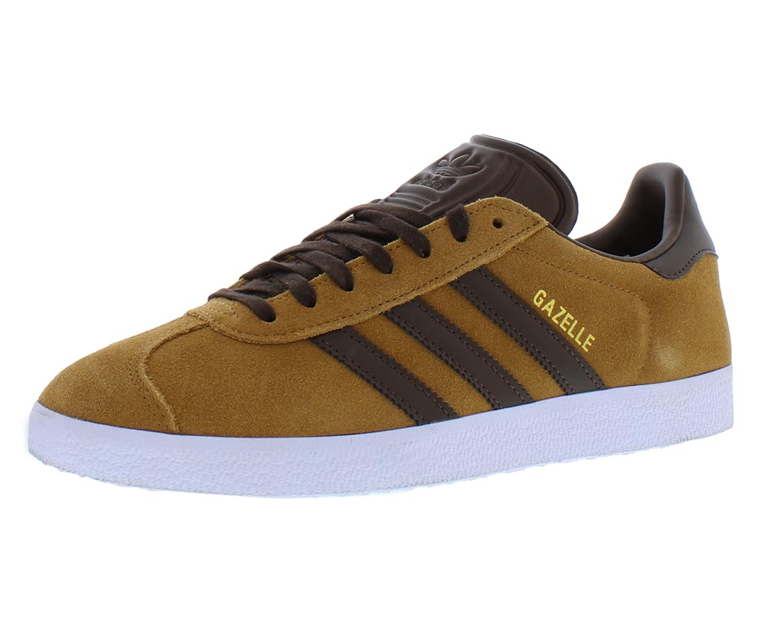 adidas Gazelle Suede Mens Shoes Size 5, Color: Mesa/Brown/White