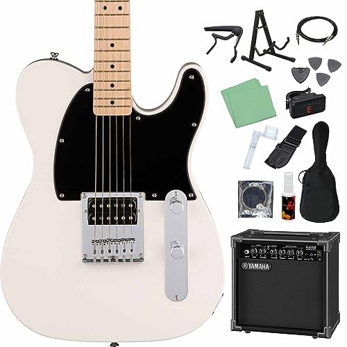 Squier by Fender SONIC ESQUIRE Arctic White エレキギター初心者14点セット【GA15II付き】 エスクァイア スクワイヤー/スクワイア