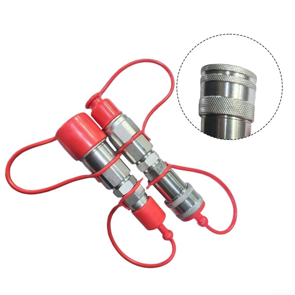 Raccordo rapido idraulico da 1/2", in plastica nichelata