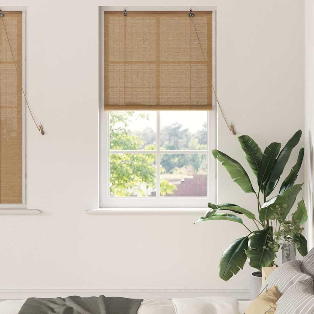 Generico a Rullo con Tende Marrone 80 x 160 cm bambù,Casa e Giardino,Arredo,Trattamenti per finestre,Tende alla Veneziana,Marrone,1.41 kg,42006848