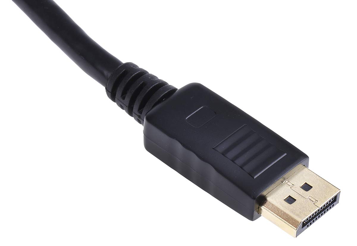 RS PRO Câble DisplayPort A avec connecteur d'affichage B - Mâle, 3 m 4K max. PVC