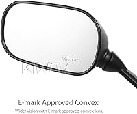 Vista 3 de KiWAV Espejo de repuesto OEM FY357 compatible para Yamaha XJ6 Diversion 2010 mano izquierda
