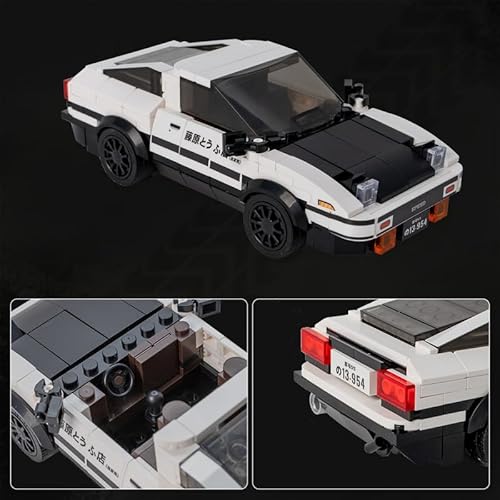 Ae86 Initial D Car Building Kit For Adults, Collectible Model Speed Champion Car Building Blocks Toy Compatible With Lego -399Pcs #TOP2