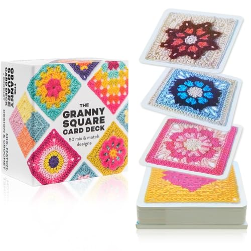 Reviews de Kits para tejer con aguja de lengüeta Top 10. 42 BAYLOVE Tarjeta de Cuadrados de Crochet Kit, Genérico Baraja de Cartas Cuadradas, Craft Card Decks de Crochet, 50 Diseños para Mezclar y Combinar, Kit de Tejido de Ganchillo para...
