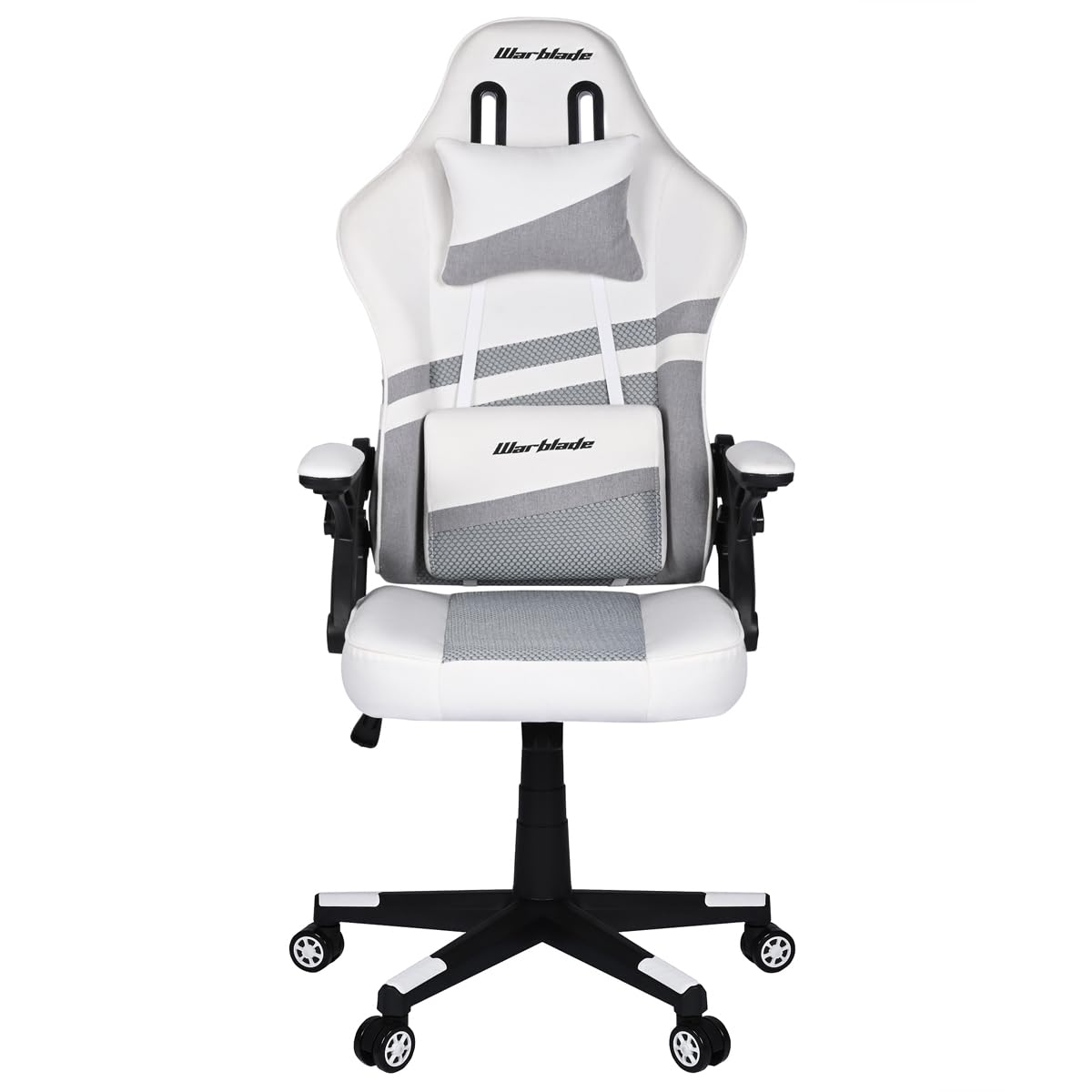 T-LOVENDO.ES - Silla Gamer Gaming Profesional, Ergonómica, de Tela Transpirable y Antimanchas, Reposabrazos Abatibles. para Adultos. Altura Regulable, Giratoria.