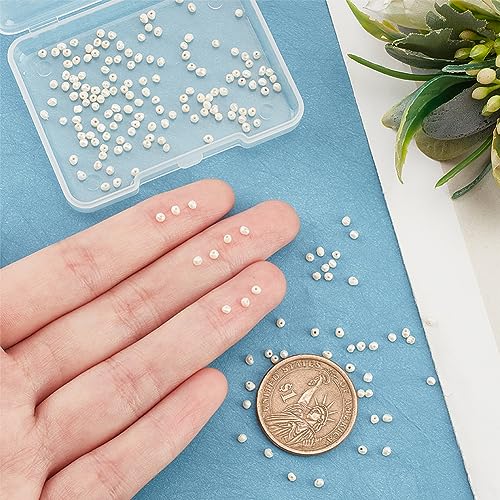 NBEADS About 140Pcs Mini Natural Cultured Freshwater Pearl Beads - Image 3