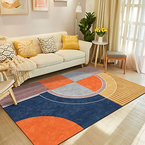 Tapis de salon géométrique extra large pour réchauffer l'ambiance de votre grand séjour