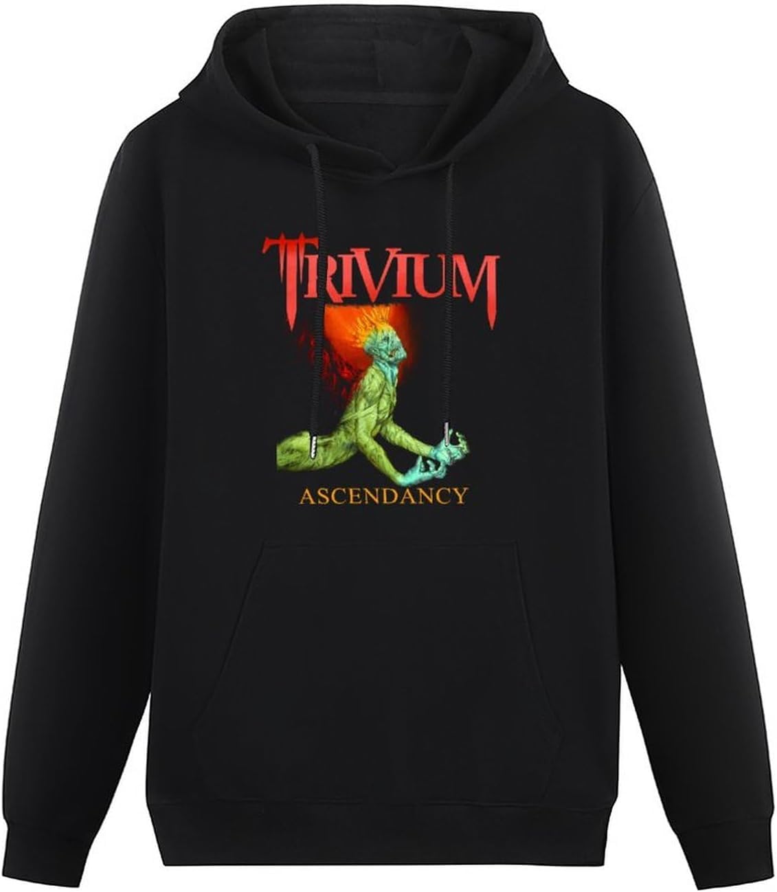 caipiao Ascendancy 15 By Trivium Black Men's Hoodie Graphic Sweatshirt Size M