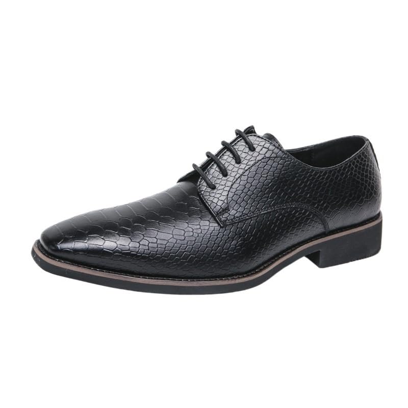 Men's Leather Oxford Shoes Lace-Up Dress Fashion Comfort Business Casual Office Working Driving Breathable Shoes