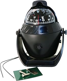 KOMBIUDA Bússola Do Carro Painel Mar Navegação Marítima Bússola Marinha Para Barcos Bússola Para Direção Do Carro Apontando Guia Bola Bússola Náutica Do Carro Suporte De Bola Guia Do Carro