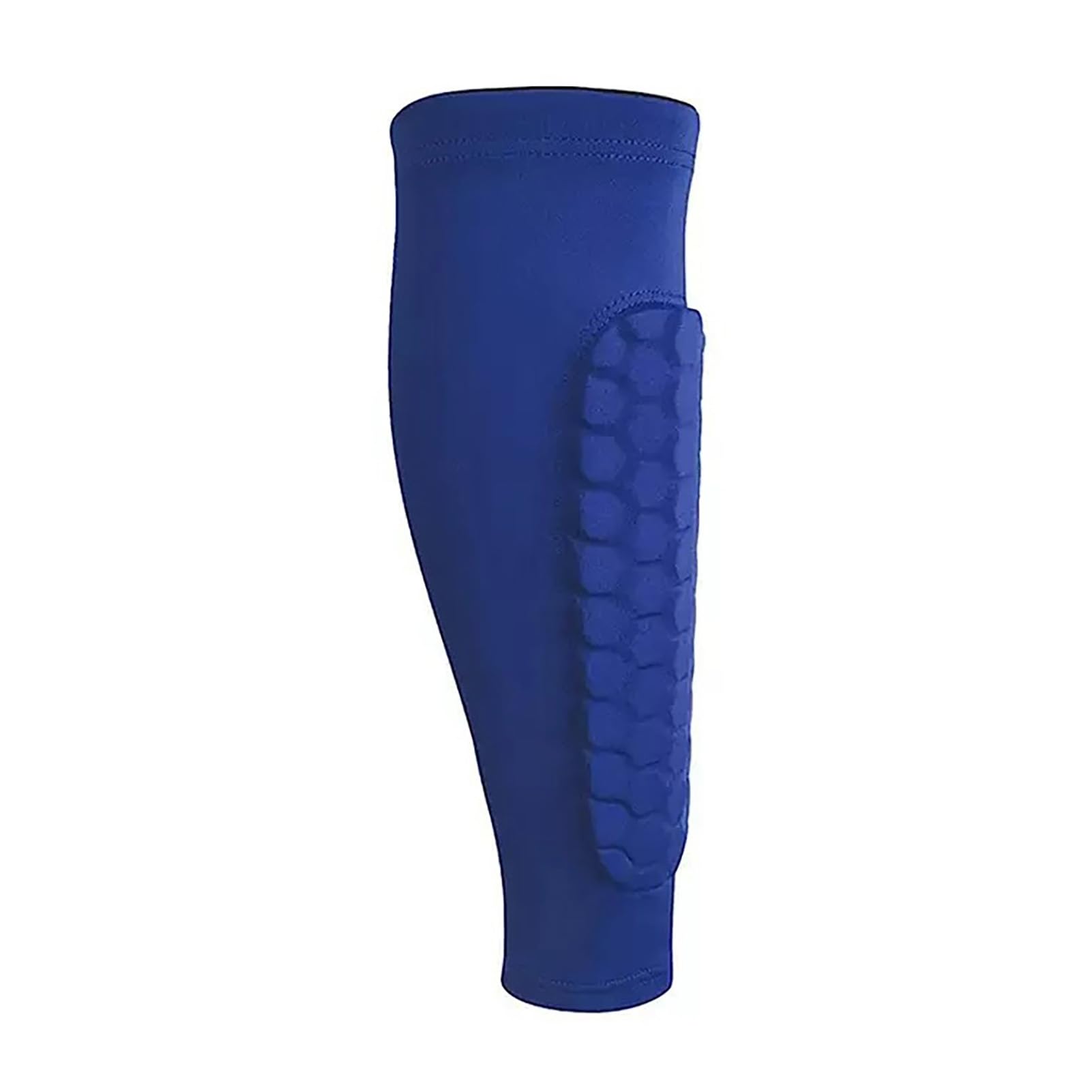 matumou 1Pc Shin Guards with Honeycomb Pads Lightweight Ski Soccer Shin Pads Non-slip Elastic Compression Calf Sleeve