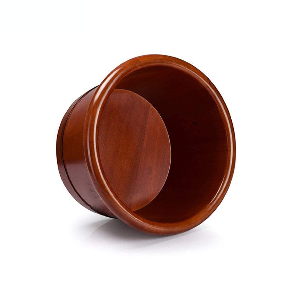 Cubo de baño de pies de madera natural, cuenco de pedicura para el hogar, baño de pies, barril de baño de pies de roble, barril de baño de pies, barril de baño de pies, barriles de pie, cuenca de