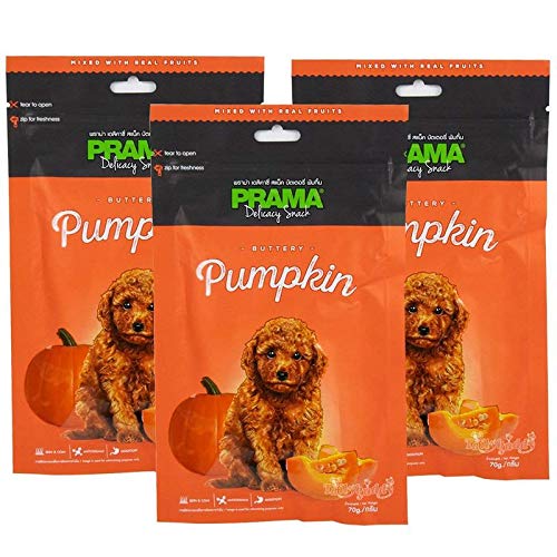 Prama Buttery Pumpkin Dog Treats, 70gm (Pack of 3) (B07RWD2DB9) Amazon Price History, Amazon Price Tracker
