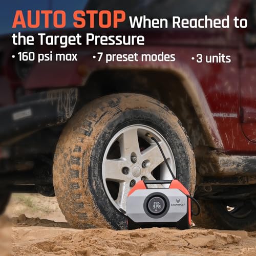 Etenwolf S6VO Vortex S6 Tire Inflator Portable Air Compressor thumb #5
