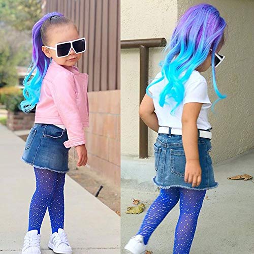 Canis Toddler Kids Little Girls Sprakle Crystal Rhinestone Mesh Glitter Fishnet Stockings2