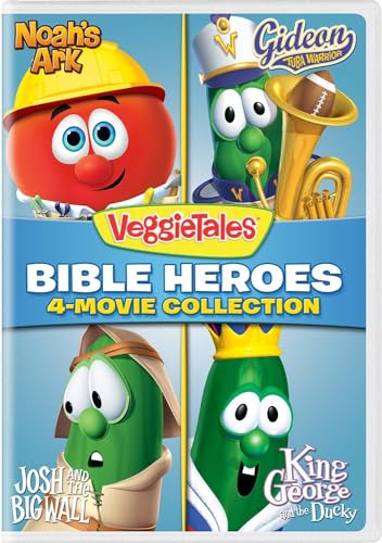 Image of VeggieTales: Bible Heroes 4-Movie Collection (Noah's Ark / Gideon Tuba Warrior / Josh and the Big Wall / King George and the Ducky) [DVD]