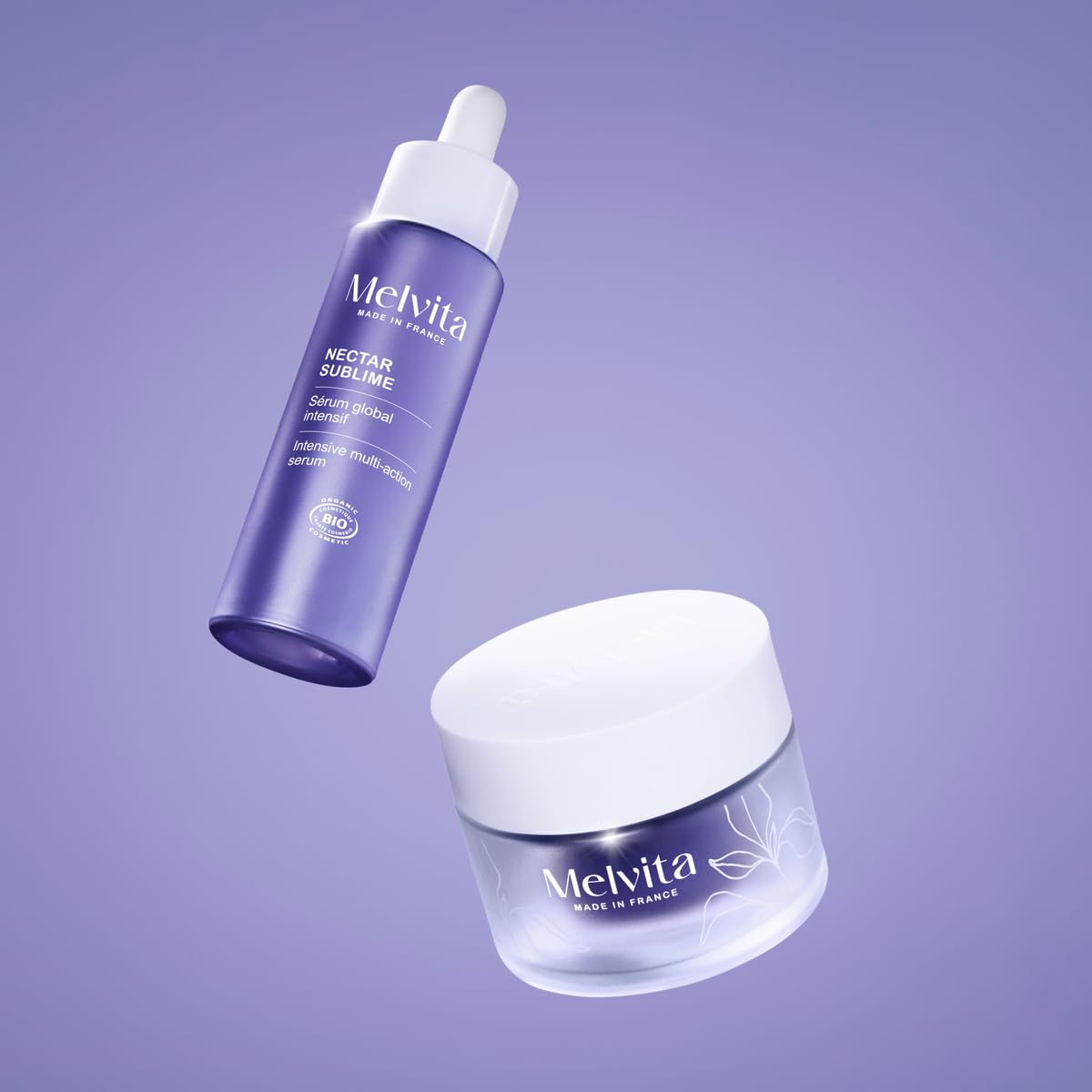 Melvita - Trattamenti viso antietà globali - Nectar Sublime - Per una pelle nutrita e più compatta - Per un contorno viso ridefinito - Per tutti i tipi di pelle - Prodotti in Francia